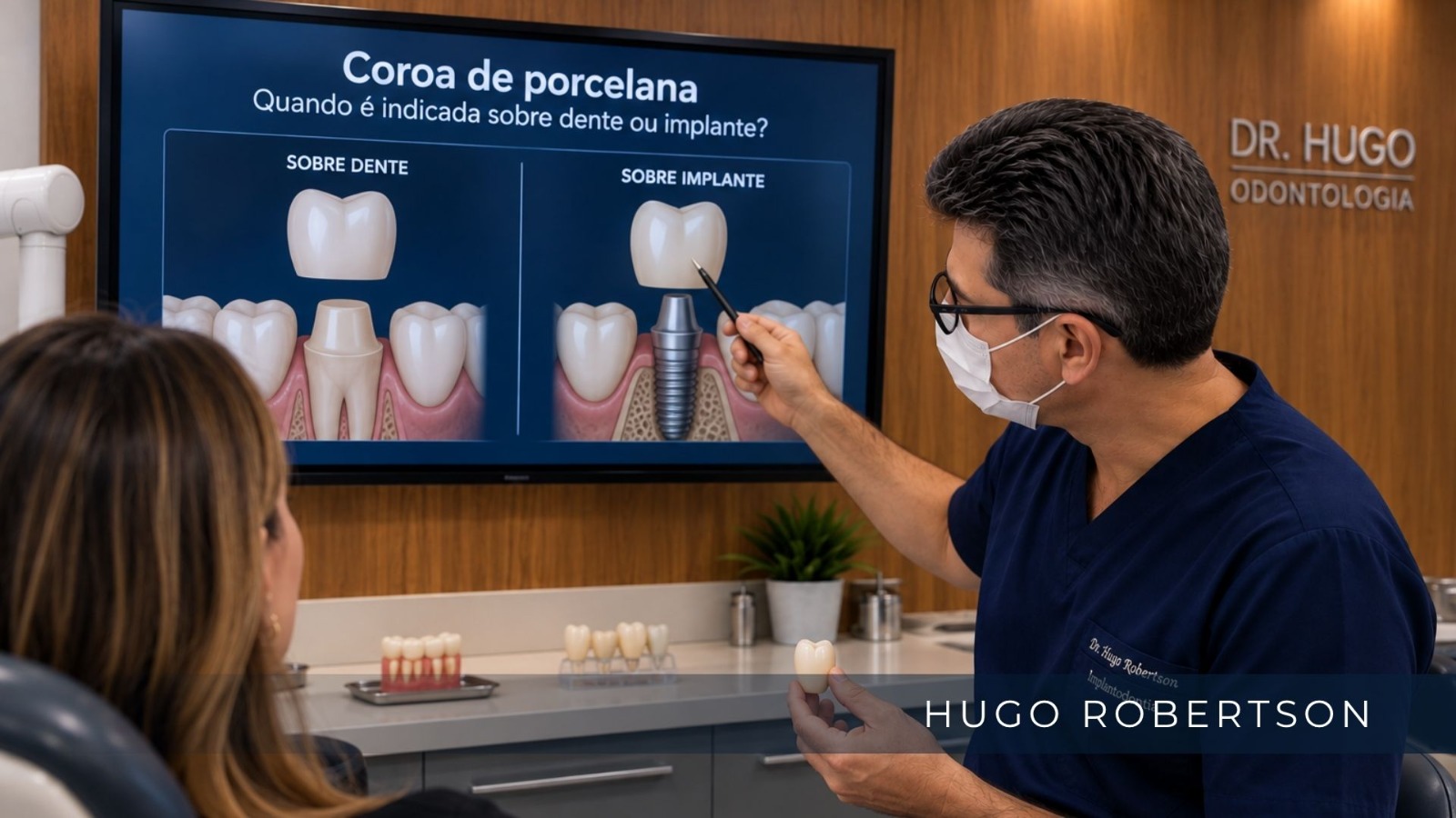 Coroa de porcelana: quando é indicada sobre dente ou implante